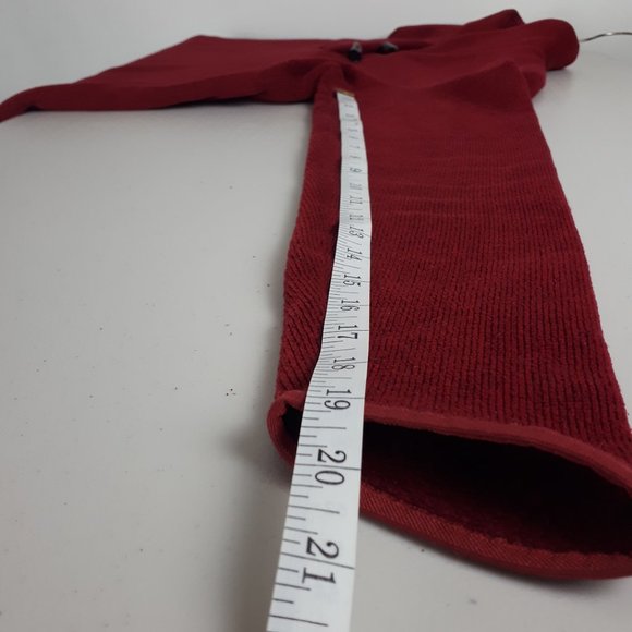Eddie Bauer Red Toggle-button Collar Sweater - Picture 7 of 15